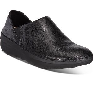 FitFlop Glitzy Superloafer Flats shoes